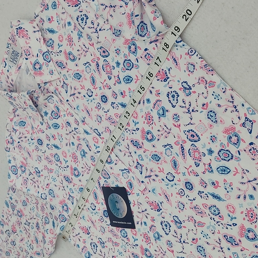 LEON LEVIN Long Sleeve Polo shirt NWT - Picture 6 of 11